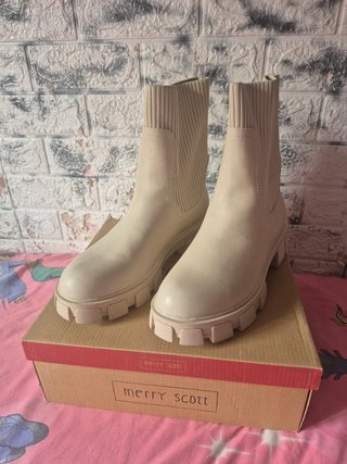 Botines Merry Scott Beige