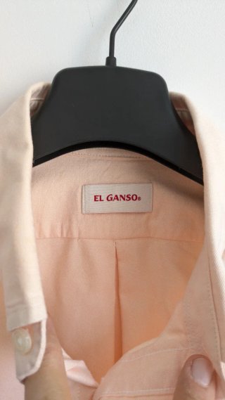 Camisa Oxford EL GANSO naranja NUEVA - SIN USAR!