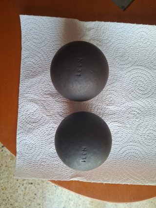Bolas petanca Súper cou, Son dos bolas