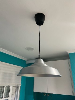 Lámpara de techo TRETTIOEN aluminio 38cm