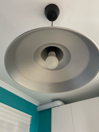 Lámpara de techo TRETTIOEN aluminio 38cm