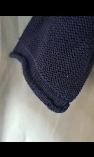 Cardigan blu scuro 100% cotone H&M nuovo tg.l