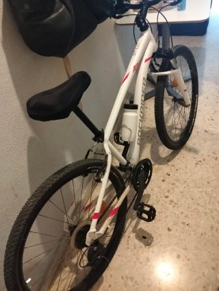 Bicicleta de Montaña Rockrider Blanca