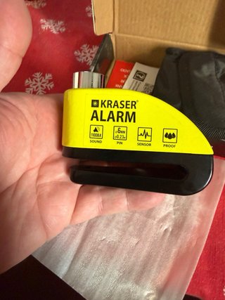Candado Antirrobo Moto KRASER ALARM 110dB
