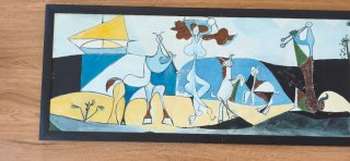 Cuadro Picasso pintado a mano