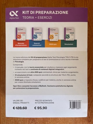 [NUOVO] Kit Alpha Test Tolc-PSI [ULTIMA EDIZIONE]