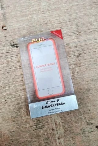 Cornice Custodia Bumper IPhone 5c Puro Arancione