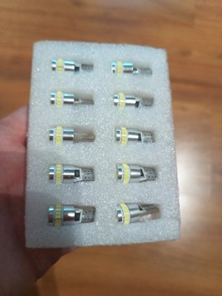Luces LED T10 Base 10uds