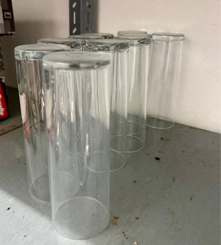 Copas de cristal nuevas/ a estrenar