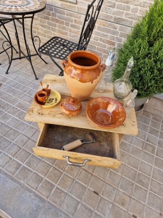 Mesa Tocinera Antigua Lijada no embio