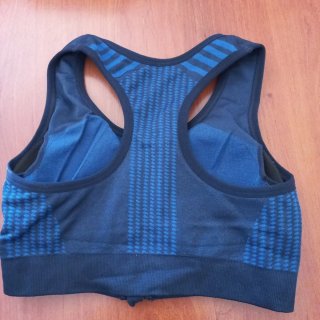 Sujetador deportivo niña cremallera Talla 36