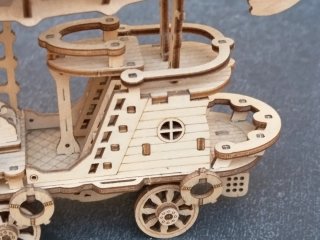 Maqueta Dirigible Steampunk Montada
