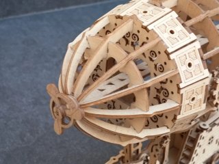 Maqueta Dirigible Steampunk Montada