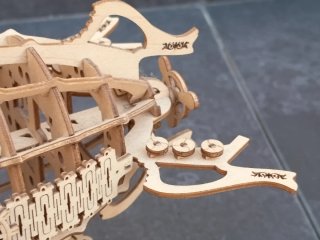 Maqueta Dirigible Steampunk Montada