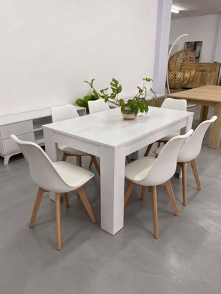 Mesa comedor con 6 sillas - entrega gratis!