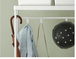 Perchero IKEA con zapatero