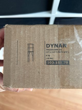 Estantería baño Dynan Ikea Blanca
