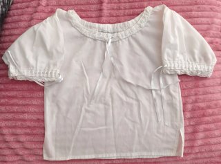 Camisa Serrana Blanca niña