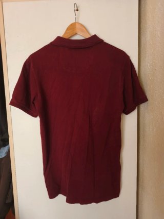 Camiseta Polo Boss Vino Talla L