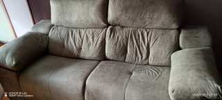 Sofá Relax Eléctrico Gris con Almacenaje