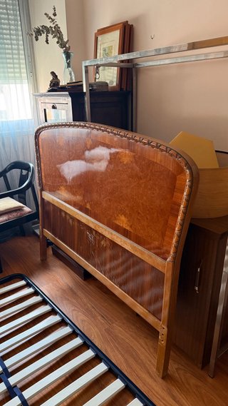Cabecero madera maciza clásico