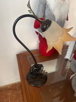 TRES Lámpara de techo salón cristal y metal