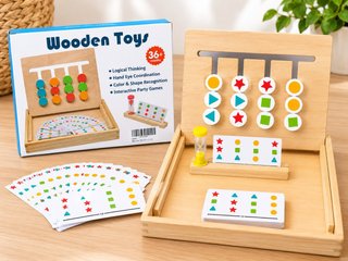 Juego de mesa de madera estrategia +36 meses