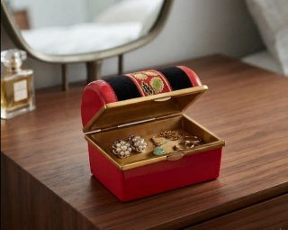 Hollywood Regency mini cofre joyero