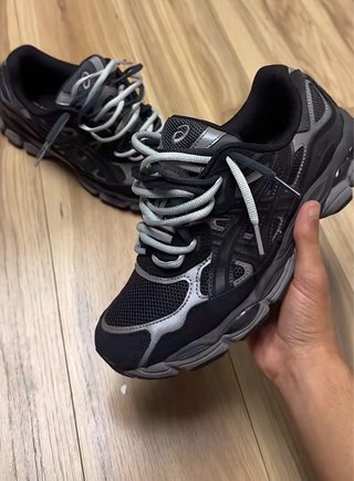 Zapatillas Asics Gel NYC Negras/Gris Nuevas