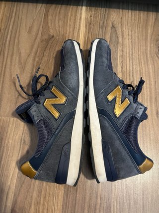 Zapatillas New Balance 996 Azul y Dorado