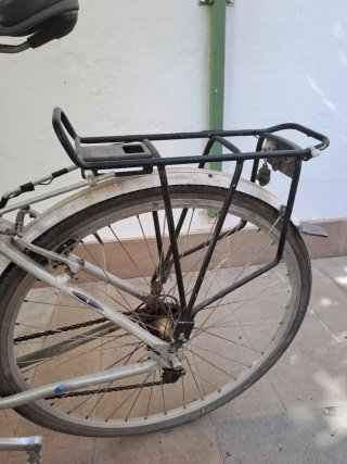 Bicicleta de ciudad Dawes plateada