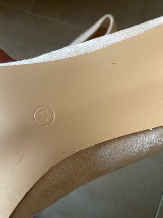 Zapatos de tacón H&D beige talla 41