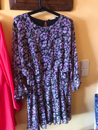 Vestido estampado floral entretiempo