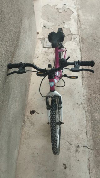 Bicicleta infantil rosa