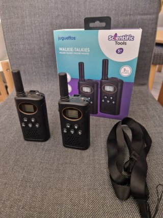 Pareja Walkie-Talkies Niños Juguettos (3 km)