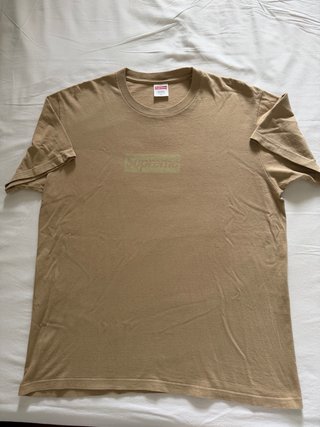 Camiseta Supreme Beige Talla M