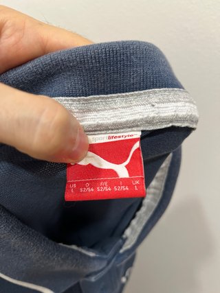 Polo Puma uomo manica corta grigio