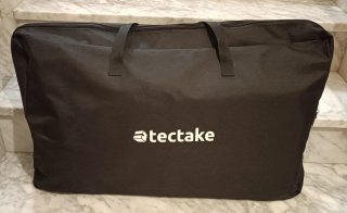 Armario Cocina Plegable TecTake Negro/Plata