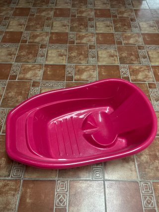 Bañera para bebé rosa