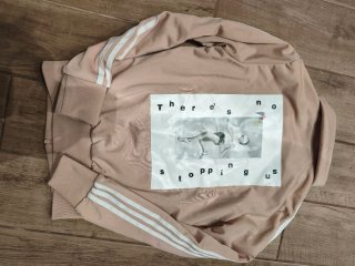 Giacca Adidas donna vintage beige