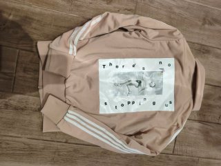 Giacca Adidas donna vintage beige