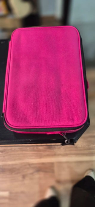 Maletín de maquillaje rosa