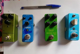 VARIOS PEDALES MINI OVERDRIVE CHORUS FUZZ PITCH