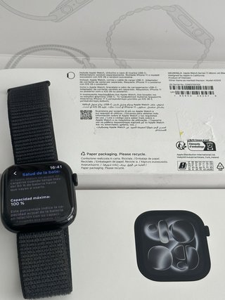 Apple Watch Series 11 GPS 46mm Negro Espacial