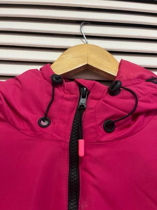 Chaqueta cortavientos fucsia Décimas Talla XL
