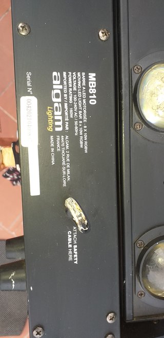 2 Barras LED Algam MB810 Motorizadas
