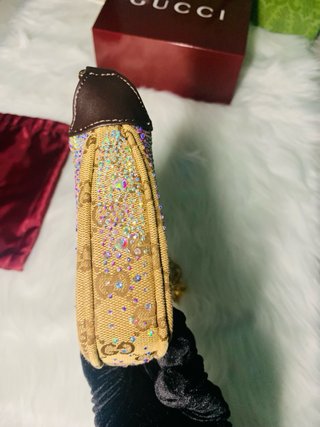 borsa Glitter Oro e Rosa