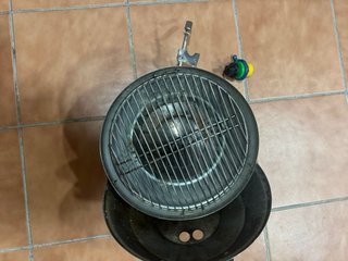 Barbacoa para barco con soporte
