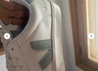 Zapatillas Veja talla 38 logo verde