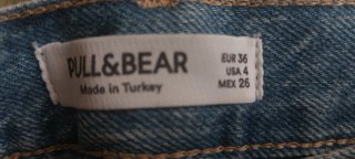 Bermuda vaquera Pull and Bear Talla 36